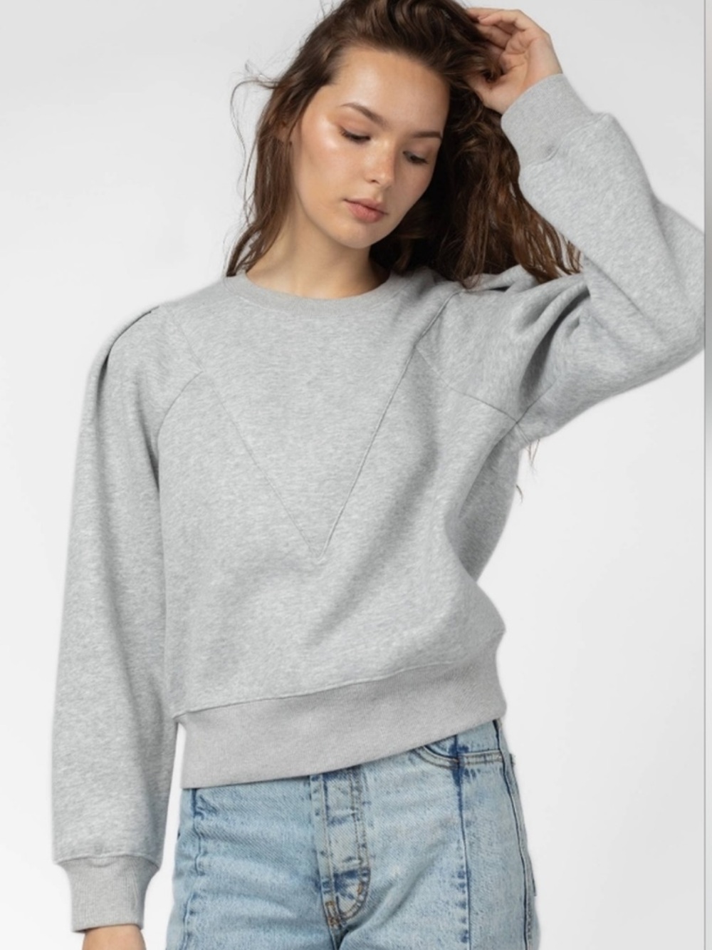 All:Row Simone Crew Neck Sweatshirt M